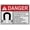 Warning Sign 2, variant on Weatherproof Horizontal ANSI MRI X Ray Microwave Sign #11 - 12×8 Inches, UV-Resistant Plastic, Indoor Outdoor Medical Safety Decor