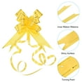thumbnail image 4 of Unique Bargains 2.8inch Pull Bows Present Wrapping String Bows Ribbon Gold Thread Style Gold Tone 40 Pack, 4 of 6