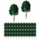thumbnail image 5 of 50 piezas 1/100 Modelo en miniatura Árbol de tren Árboles Paisaje ferroviario para ferrocarril Estilo C, 5 of 9