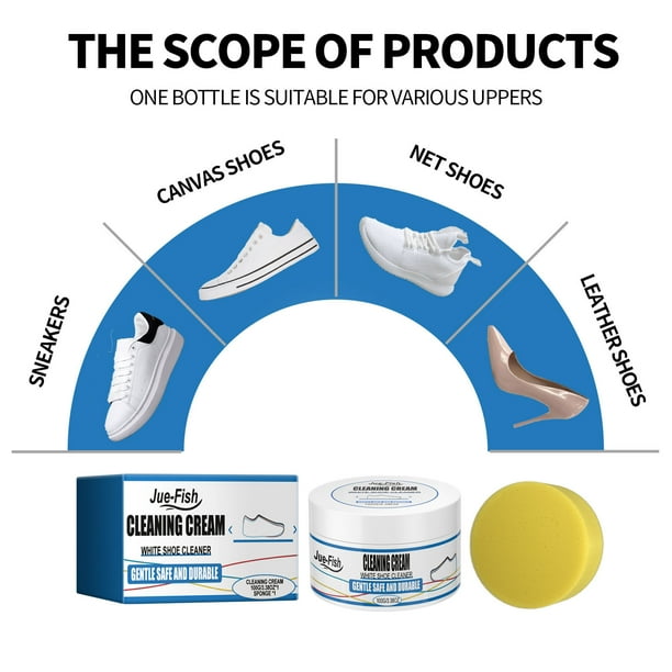 WSBDENLK Little White Shoes Cleaning Cream Whites Up with One Wipe