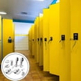 thumbnail image 3 of Stainless Steel Bathroom Handle Hinge Bracket Hook Door Lock Hardware Set, 3 of 9