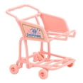 thumbnail image 2 of Carrito de compras de juguete Juguetes educativos Desarrollo interactivo Aprendizaje temprano Comestibles rosa, 2 of 9