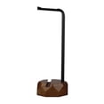 thumbnail image 1 of Universal Headset Holder Wooden Headph Stand Display Hanger Minimalist Style Dark Color, 1 of 7