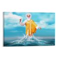 thumbnail image 1 of Póster de obras de arte de Guru Nanak Dev Ji, obras de arte geniales, pintura, arte de pared, impresiones en lienzo, imágenes colgantes, decoración del hogar, carteles, regalo, 12 x 18 pulgadas (30 x, 1 of 6