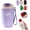Purple, variant on Coffee Vacuum Flask, Temperature Display, 12oz Portable Coffee Cup with Lid & Handle, Stainless Steel Insulated Water Bottle, Travel Coffee Mug for Hot and Cold Drinks (Black)