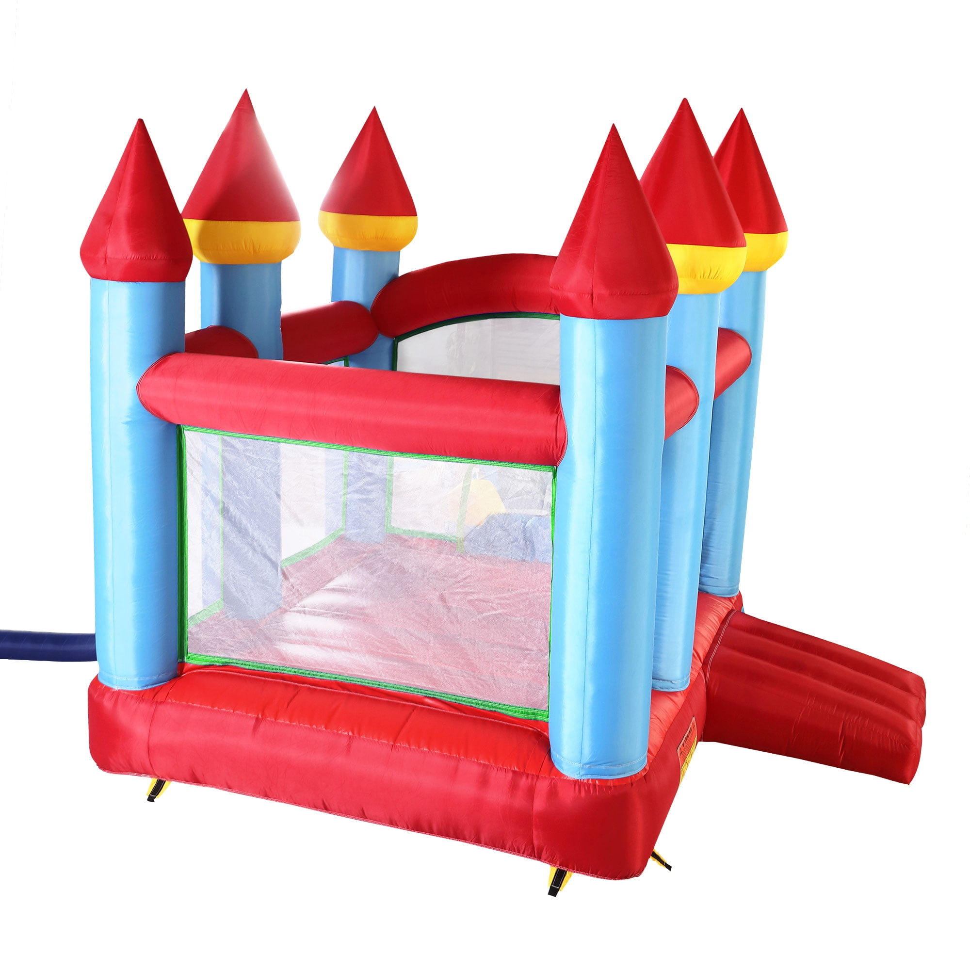 Kepooman Bounce House, Inflatable Bouncer, Jumping Castle with Slide, Family Backyard Bouncy Castle, Idea for Kids Kepooman Bounce House, Inflatable Bouncer, Jumping Castle with Slide, Family Backyard Bouncy Castle, Idea for Kids
