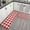 Red and White, variant on Kitchen Rugs Non Slip Kitchen Floor Mat Red and White Checkered Set 2 Piece Kitchen Rug Yoga Mat