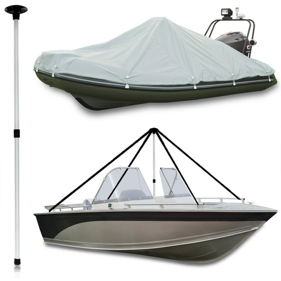 Telescopic Marine Boat Cover Support Adjustable Pole System 28.5” – 51.25” Inches