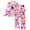 Halloween_Pink1, variant on Christmas Pajamas 100% Cotton Womens Pajamas Set 2 Piece Soft Button-Down Xmas PJs Set Sleepwear Loungewear S-XXL