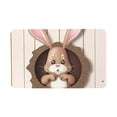thumbnail image 6 of Wooowa Easter Festival Bunny Egg Pattern Decorative Carpet, for Home Living Room And Holiday Floor Decor, 6 of 6