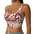 thumbnail image 2 of Pofeuu Dragons1 Print Sports Bra for Women Sexy Vest Yoga Running Gym Fitness Crop Bras Tops-XX-Large, 2 of 8