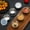 🔥 white_Base#1129, variant on 304 Stainless Steel Sauce Cup with Leak Proof Plastic Lid | 40ml Dipping Dish for Condiments Dressings | Reusable Small Plate for Outdoor BBQ Restaurant Home Use | White | 1 Pack | 2.17x2.17x1.10in