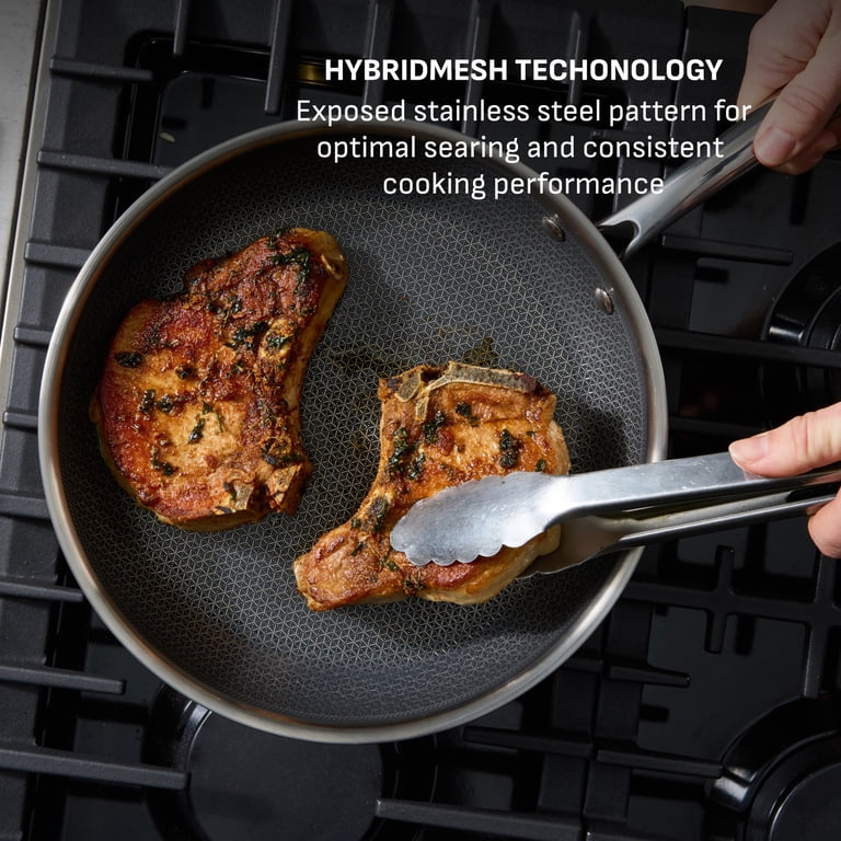T-fal Ceramic HybridMesh Stainless Steel 10-Piece Set photo 3