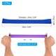 thumbnail image 2 of Bandas de toalla Uxcell, paquete de 4, clips de silla de toalla de silicona estirables de 9.84x1 pulgadas, azul, 2 of 6