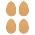thumbnail image 1 of Miangastore 2 Sets Single-piece Foot Pad Silicone Light Yellow Wear-resistant for Standing, 1 of 9