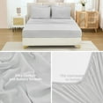 thumbnail image 5 of Light Grey Comforter King Size Set with Sheets - 7 Pieces Boho Bed in a Bag Tufted Bedding Sets Lightweight All Season Bed Set with Comforter, Sheets, Pillowcases & Shams, 5 of 14