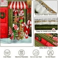 thumbnail image 3 of Merry Christmas Shower Curtain Christmas Bathroom Curtain Winter Shower Curtains for Bathroom Fabic Xmas Candy House Bath Decor with Hooks Polyester-48"W x 72"L (Pack of 1), 3 of 7