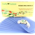 thumbnail image 1 of Kit para hacer velas Toadily Handmade Beeswax con láminas de cera de abeja azules, 1 of 8