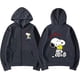 thumbnail image 3 of Snoopy-Sudadera con capucha y cremallera para hombre y mujer, chaqueta informal de dibujos animados de Anime, color rosa, abrigos de gran tamaño para parejas, primavera y otoño, novedad de 2024, 3 of 5