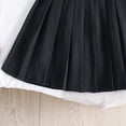 thumbnail image 4 of Conjuntos de camiseta sin mangas con cuello redondo para niños, cárdigan de verano con botones, chaleco sin mangas y falda corta de media longitud, conjunto de dos piezas para niños, top de poliéster, 4 of 9