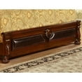 thumbnail image 5 of Traditional 2Pc Cal King Size Bedroom Set, Solid Wood Bed Frame and Nightstand, Cherry Finish, 5 of 6