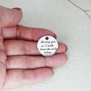 3pcs Missing You As I Walk Down The Aisle Today Charms Pendant For Earring Bracelet Necklace Jewelry Make Accessories