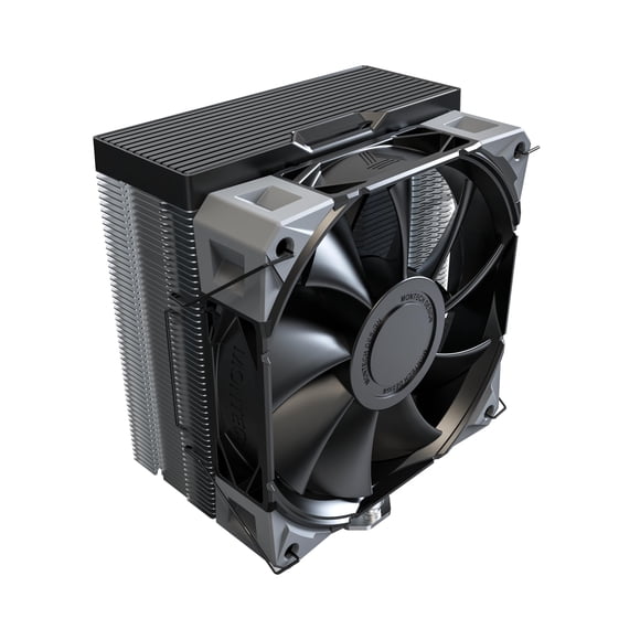 Disipador para CPU Montech NX400 de torre única con ventilador de 120 mm, negro