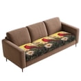 thumbnail image 6 of Xoenoiee Cardinal Daisy Pattern High Stretch Individual Seat Cushion Covers 3 Pack Thick Jacquard Sofa Slipcovers for 3 Couch Cushion Washable Couch Cover for Living Room Outdoor Patio, 6 of 7