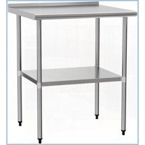 Heavy-Duty Stainless Steel Prep Table 30x36 Inches for Commercial Kitchen, Easy-Clean & Quick Assembly