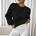 thumbnail image 5 of FNFYFH Oversized Sweatshirts for Women Crew Neck Sweatshirt Long Sleeve Pullover Fall Colthes, 5 of 10