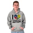 thumbnail image 5 of I Love Someone with Autism Puzzle Hoodie Sweatshirt Women Men Brisco Brands M, 5 of 6