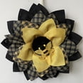 thumbnail image 4 of karymi Clearance Spring Colorful Wreath Sunflower Bee Festival Wreath Decoration, 4 of 7
