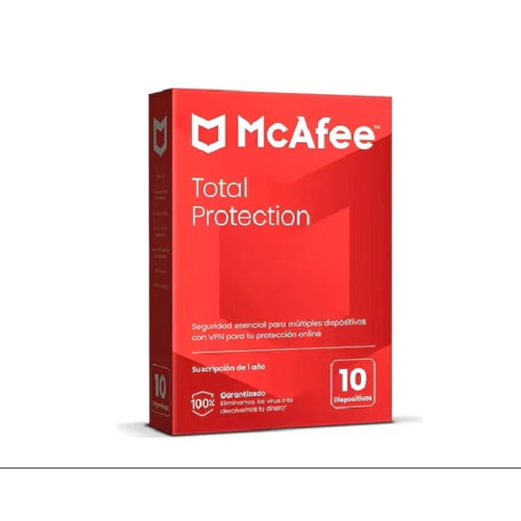 Licencia En Dvd Antivirus Mcafee Total Protección 10 Dispositivos