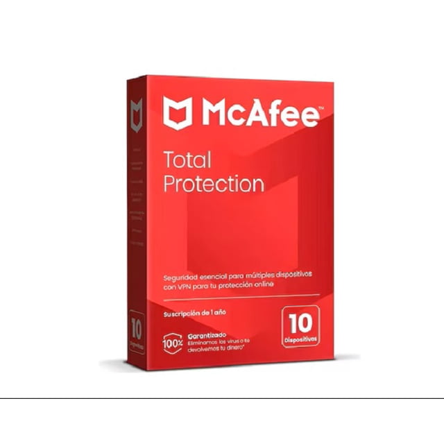 Licencia En Dvd Antivirus Mcafee Total Protección 10 Dispositivos