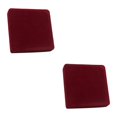 thumbnail image 3 of Guardoinrt Stylish Velvet Gift Box Display Case for Pearl Necklace Presentation of Jewelry Red Inner Heart Type 11 2Set, 3 of 6