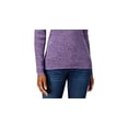 thumbnail image 2 of Karen Scott Women's Cotton Mock Neck Sweater Purple Size Small, 2 of 3
