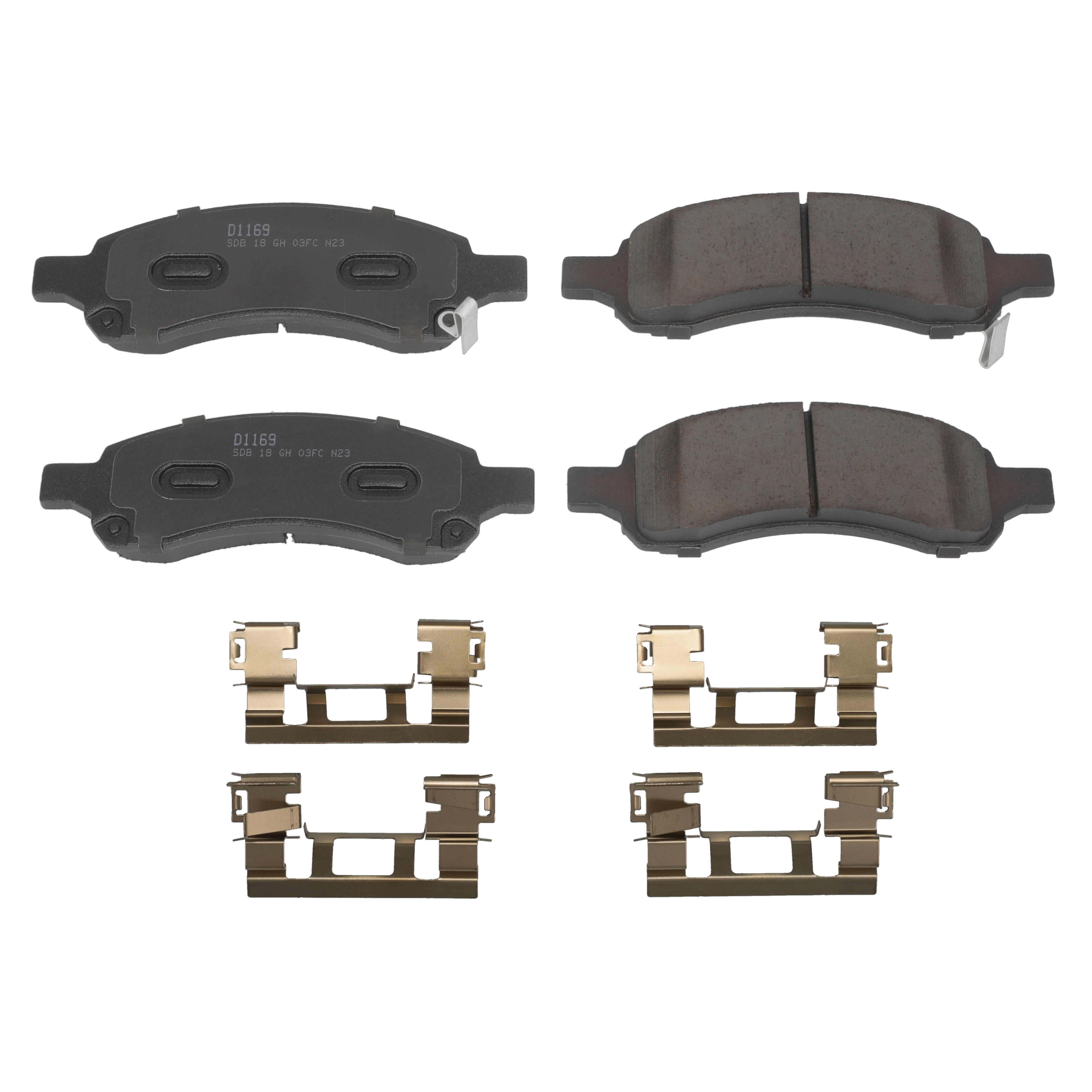 Winstop Brake Pad Set, Front WS.1169.1.C, Chevrolet Traverse 2017-2009