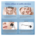 thumbnail image 5 of 2 Dermaroller Facial Barba Titanio Skincare Rodillo Facial Lab.G, Plata, 5 of 5