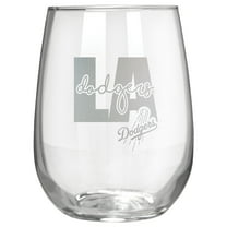 Los Angeles Dodgers Etched 17oz. City Stemless Wine Glass