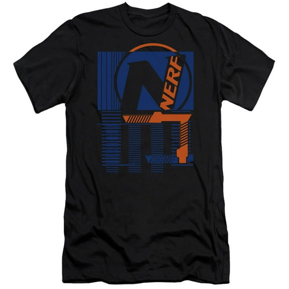 Nerf Grid HBO S/S Adult 30/1 T-Shirt Black
