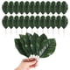 thumbnail image 1 of Paquete de 30 hojas artificiales, hoja verde falsa con tallos para bricolaje 8.2x21cm, 1 of 1
