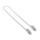 thumbnail image 2 of 3 Pcs Silver Mens Necklace Cloth Napkins Bib Holder Clips Flexible Drool Bib, 2 of 3