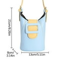 thumbnail image 4 of Pompotops Womens Leather Shoulder Bag Mini Crossbody Bag Soft Handbags Mobile Phone Bag Lined Purse with Single Adjustable Shoulder Strap, 4 of 4