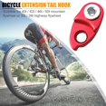 thumbnail image 1 of Extensión de patilla de cambio trasera para bicicleta, extensor de gancho de cola de engranaje MTB (rojo), 1 of 7