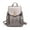 Pewter, variant on MKF Collection Xandria Vegan Leather Women’s Backpack Medium Multi Compartments by Mia K -Pewter