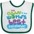 thumbnail image 3 of Inktastic My Daddy is the Best Paramedic Boys or Girls Baby Bib, 3 of 4
