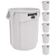 thumbnail image 1 of Cubo de basura/basura Rubbermaid BRUTE Heavy-Duty 75,7 L blanco x6, 1 of 7