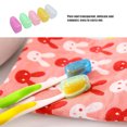 thumbnail image 4 of 5pcs Color Random Toothbrush Head Cover Outdoor Camping Travel cover toothbrush head Toothbrush Head Plastic Case Guard, 4 of 5