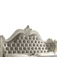 thumbnail image 4 of Acme Versailles Eastern King Bed Vintage Gray Synthetic Leather & Bone White, 4 of 9