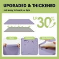 thumbnail image 4 of PrimeCook Shop Plastic Table Cloth Disposable 10 Pack, 84'' Round Table Cloths, Easter Party, Decorative Tablecloths, Round, Light Purple, Pastel, Plastic Cover, Leakproof & Sturdy, Lilac, Lavender, 4 of 7